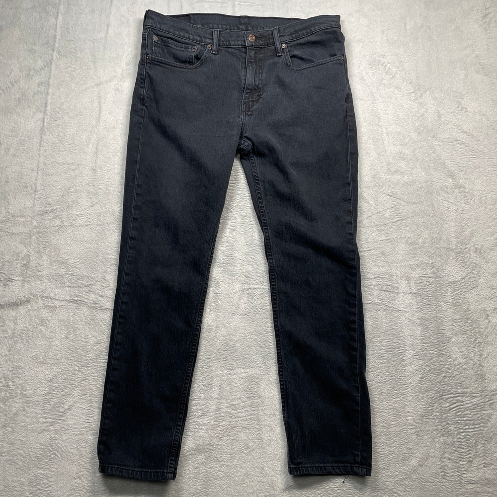 Levi's 511 Slim Fit Jeans Mens 34x30 Black Denim 5-Pocket Pants